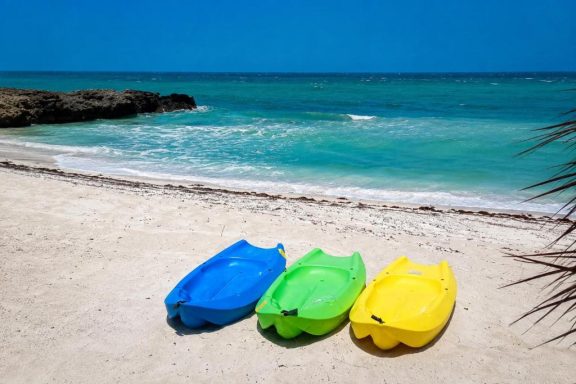 Kayaks at Ocean Camp Oman Ocean Camp Oman Kayaks