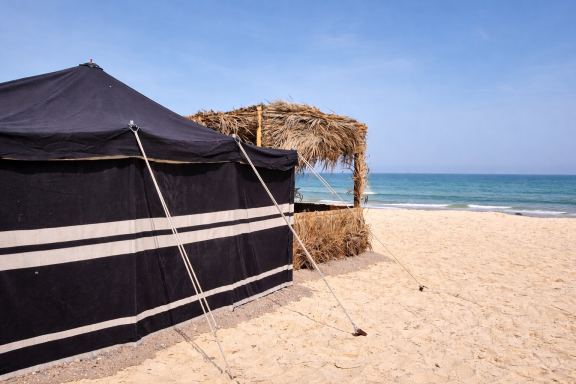 Tent with ocean view at Ocean Camp Bar Al Hikman Tent with ocean view at Ocean Camp Bar Al Hikman