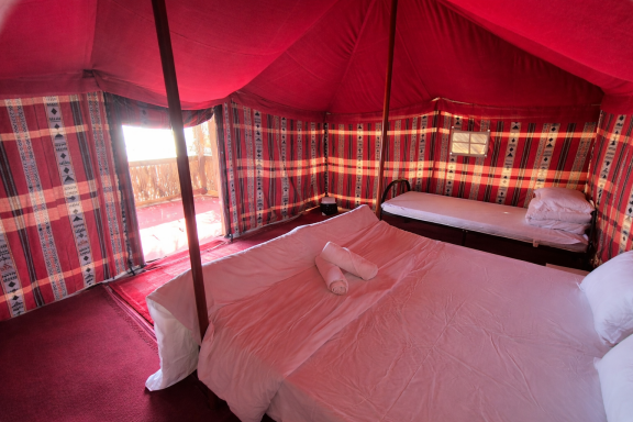 View from the room at Ocean Camp Bar Al Hikman View from the room at Ocean Camp Bar Al Hikman