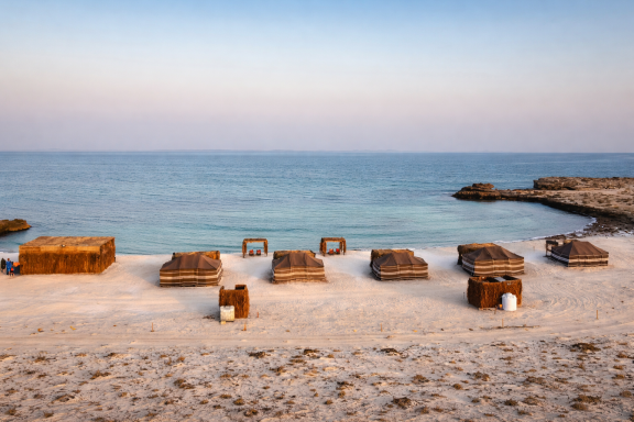 Bird's-eye view of Ocean Camp Bar Al Hikman Bird's-eye view of Ocean Camp Bar Al Hikman