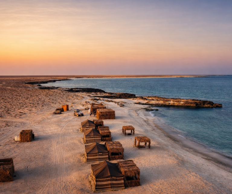 Ocean Camp Tents in Bar Al Hikman