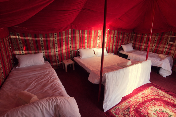 Rooms and beds at Ocean Camp Bar Al Hikman Rooms and beds at Ocean Camp Bar Al Hikman