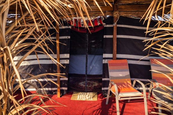 Private terraces at Ocean Camp Bar Al Hikman Private terraces at Ocean Camp Bar Al Hikman