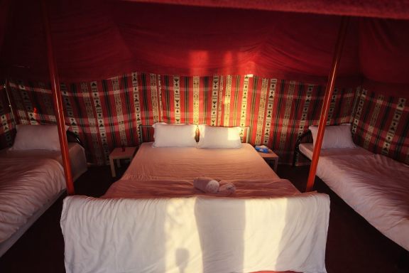 Rooms and beds at Ocean Camp Bar Al Hikman Rooms and beds at Ocean Camp Bar Al Hikman